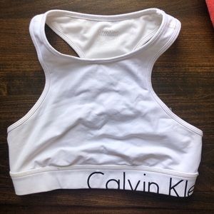 Calvin Klein high neck sports bra